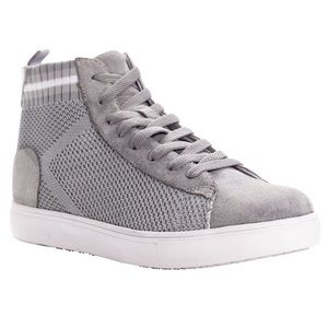 Propet Women’s Nova High Top Gray Sneakers, Size 10 EUC